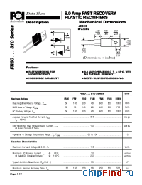 Datasheet FR80 manufacturer FCI